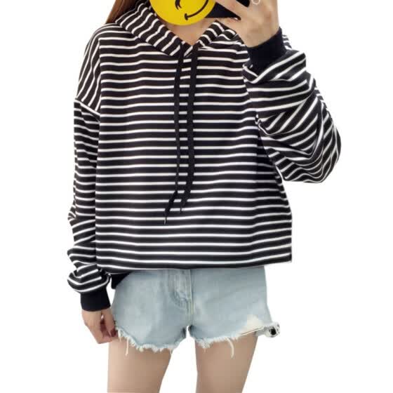 sudadera rayas mujer