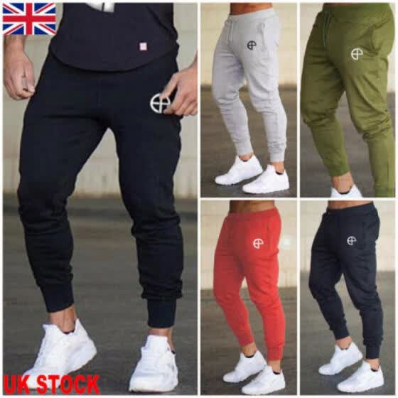 mens slim fit joggers uk