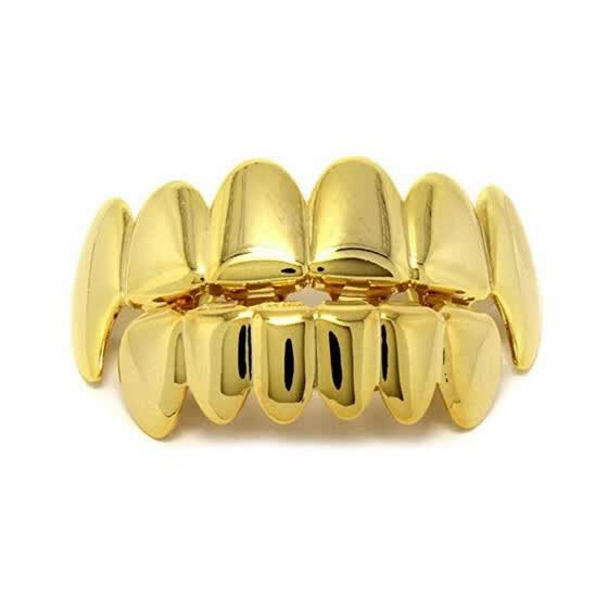gold teeth pacifier