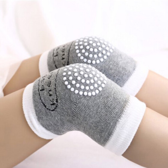 Toddler Baby Winter Anti Slip Knee Socks Pad Warm Knitted Socks Leg Warmer Set