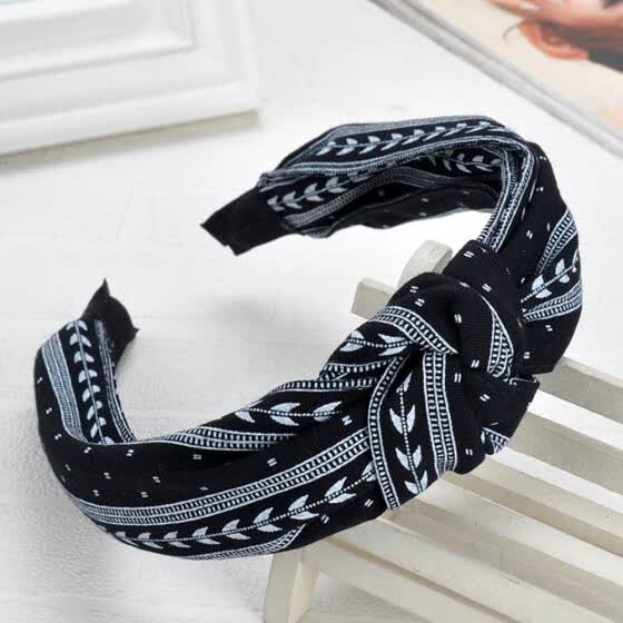 Shop Women Fabric Band Hairband Headband Twist Hairband Bow Knot