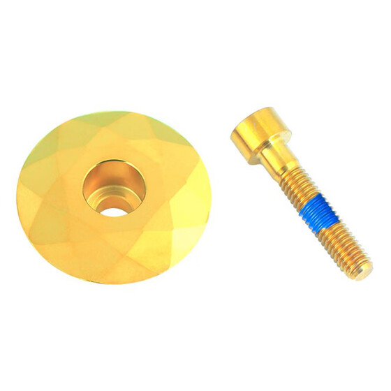 Special offer Titanium MTB Road Bicycle Head Parts Cover Stem Cover with screw