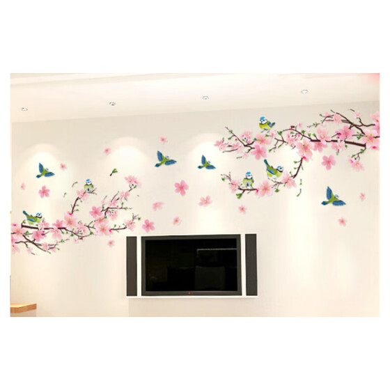 Wall Stickers Decal Bedroom Living Room Diy Flower Removable Pvc Art Wallpaper Beautiful Home Decorations Decals From Best Murals On Jd Com Global Site Joy - Wall Art Decals For Bedroom