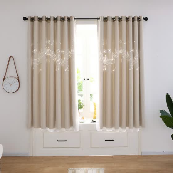 Shop 1pcs Hollowing Out Door Window Curtain Drape Panel Sheer