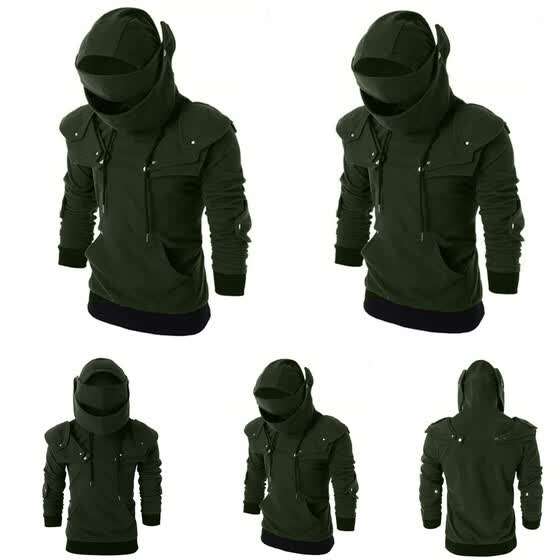 men's hoodie retro elbows