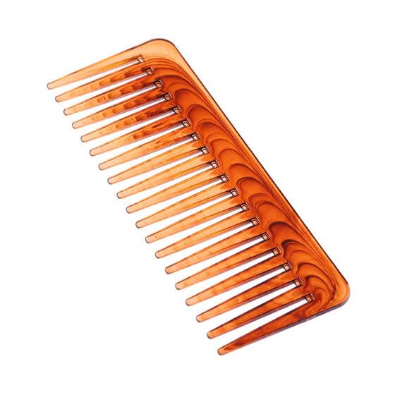 Shop Portable Large Wide Teeth Hair Comb Plastic Salon Hairstyling