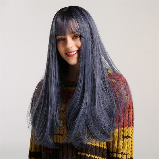 Shop Gobestart Chemical Fiber Hair Wig Fashion Women Thin Bangs