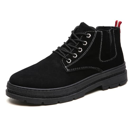 mens high cut lace up martin boots