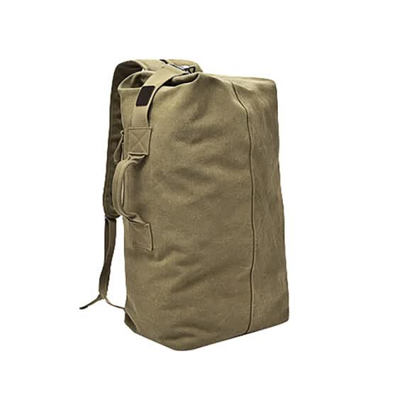 canvas bucket backpack