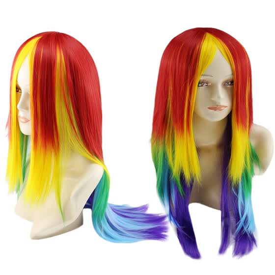 Shop My Little Pony Rainbow Dash Cosplay Wig Ponytail Multi Color