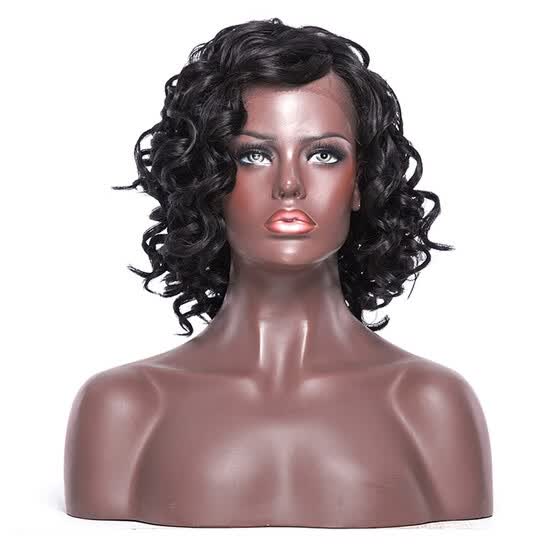 Shop Strongbeauty Synthetic Lace Front Wig Curly Bob Haircut