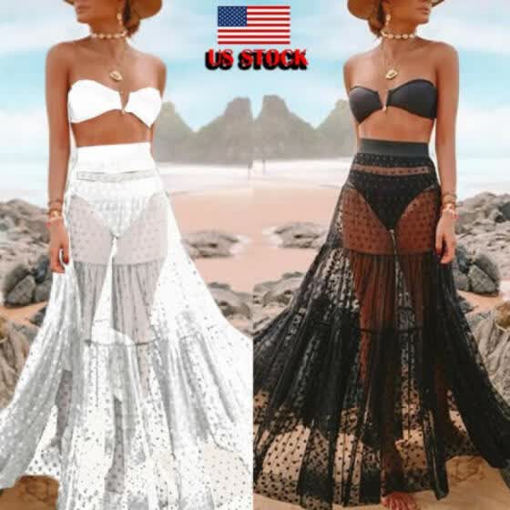 mesh skirt swimsuit cover up