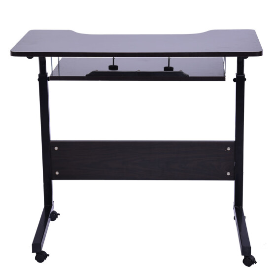 Shop Gobestart Home Office Desk Can Be Raised And Lowered Mobile