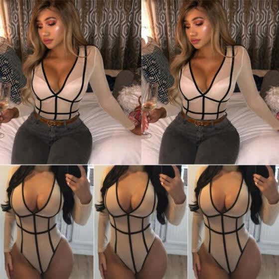 long sleeve lingerie top