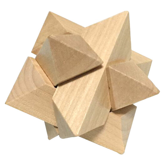 wooden iq puzzle
