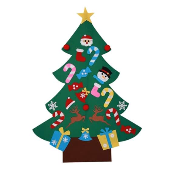 Shop Diy Christmas Tree Windows Stickers Lovely Merry Christmas