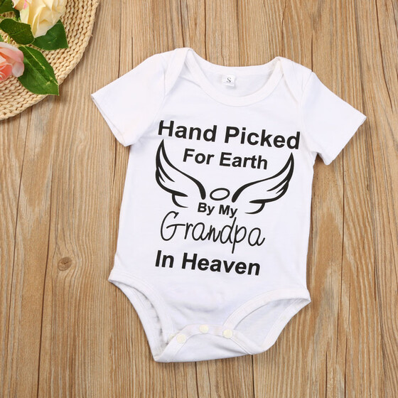 Worlds Best Grandpa Baby Boys Girls Jumpsuit Short-Sleeve Romper Bodysuit