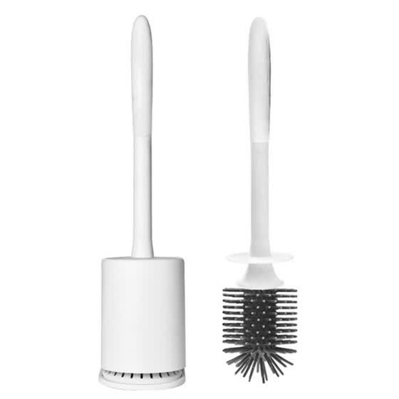 Shop Oneup Tpr Toilet Brush Rubber Head Holder Cleaning Brush For