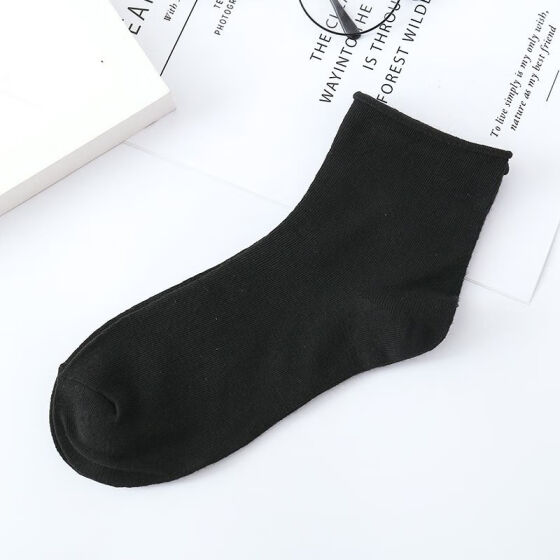 womens short black socks