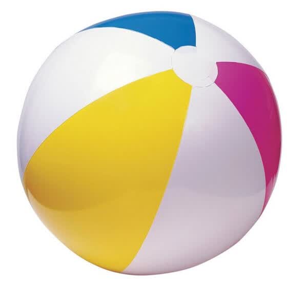 Cartoon Kids Inflatable Blow-up Ball Doll Swimming Pool Toy Xmas Gift