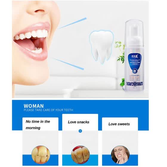 fresh breath oral care foam