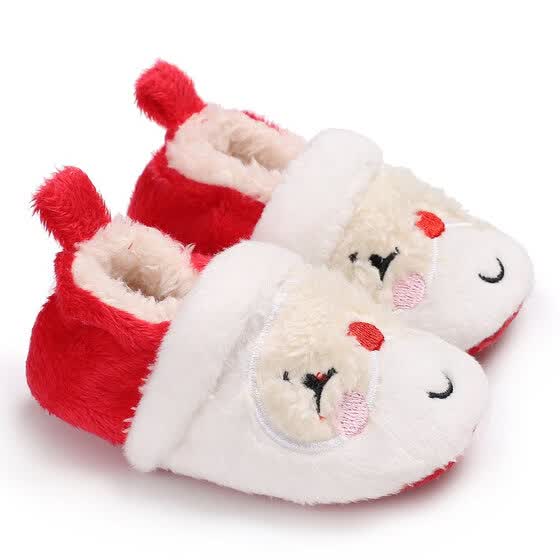 baby girl christmas slippers