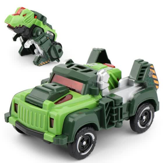 dinosaur transforming car