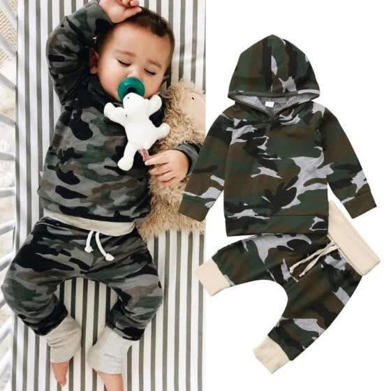 camo outfits for baby boy