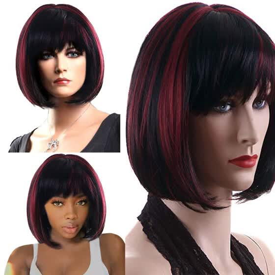 colorful party wigs