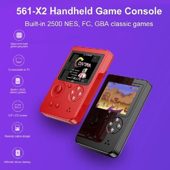 game console with built in games
