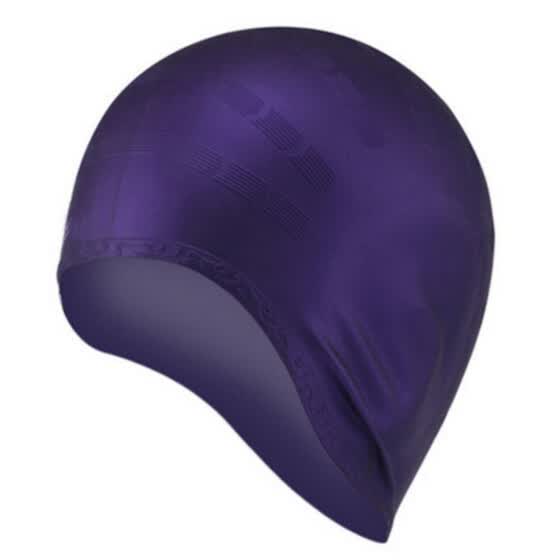 Shop New Swimming Caps Men Women Silicone Waterproof Hat Adult