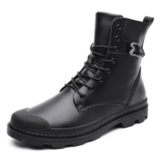 mens high cut lace up martin boots