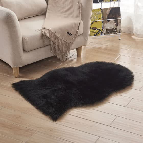 Shop Rugs Non Slip Rug Mats Hairy Soft Fluffy Faux Fur Carpet Mat