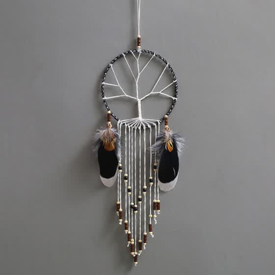 Shop Mystery Tree Dream Catcher Feather Wall Hanging Decor Wind Chimes Decoration Ornaments Flower Wind Chime Home Pendant Decor Online From Best Arts Crafts On Jd Com Global Site Joybuy Com