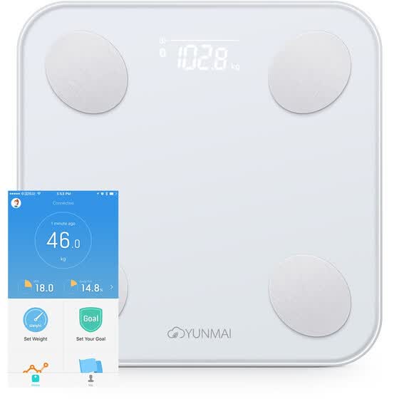 Original Xiaomi Yunmai Mini 2 Balanza Digital De Peso En Inglés Original Xiaomi Yunmai Mini 2 Balanza Digital De Peso En Inglés