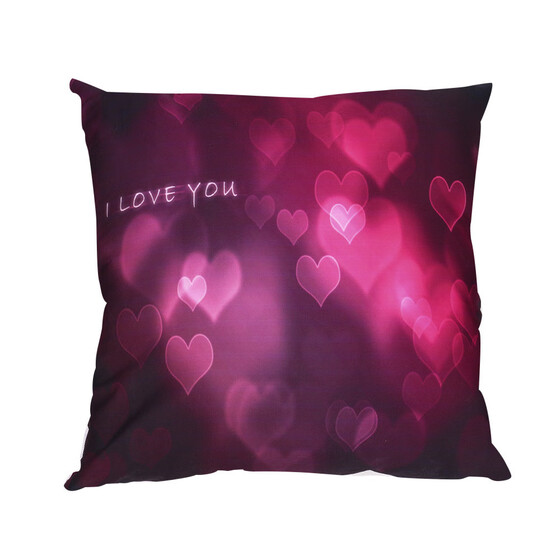 Valentine/'s Day Print Pillow Cases Polyester Sofa Car Cushion Cover Home Decor