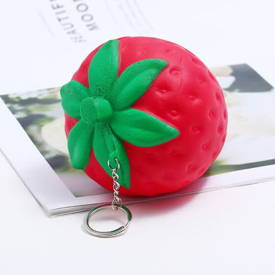strawberry stress ball