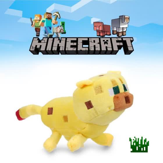 minecraft cat plush toy