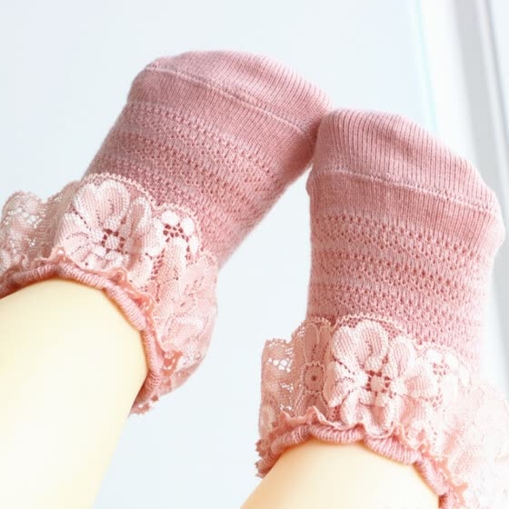 baby girl socks with ruffles