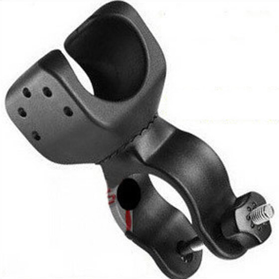 Torch Clip Mount Bicycle Front Light Bracket Flashlight Holder 360°Rotation