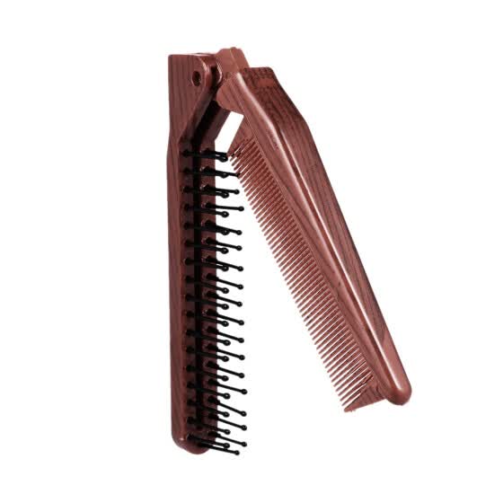 Shop Foldable Hair Comb Portable Travel Hair Brush Hair Comb