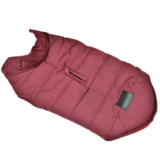 Shop Dog Autumn Winter Warm Dogs Coat Cotton Padded Magic Stickers