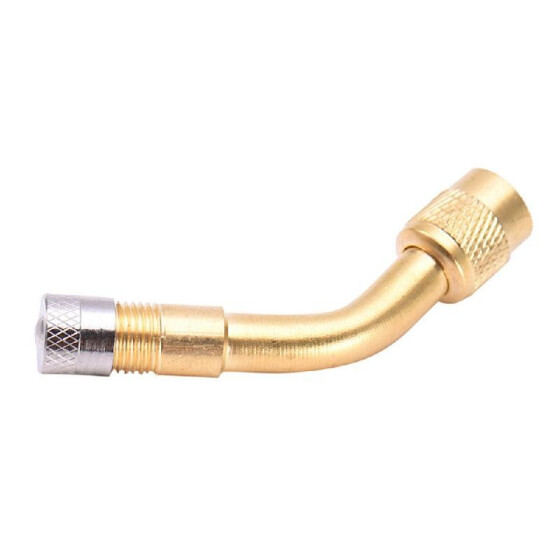 135Degree Brass Air Tyre Extension Valve Motorcycle Car Truck Bicycle Scooter wr