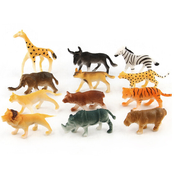 wild animal s toy plastic