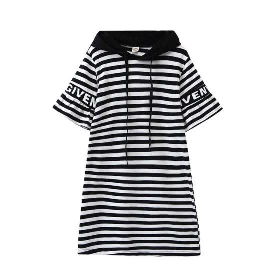 hooded tshirt dress