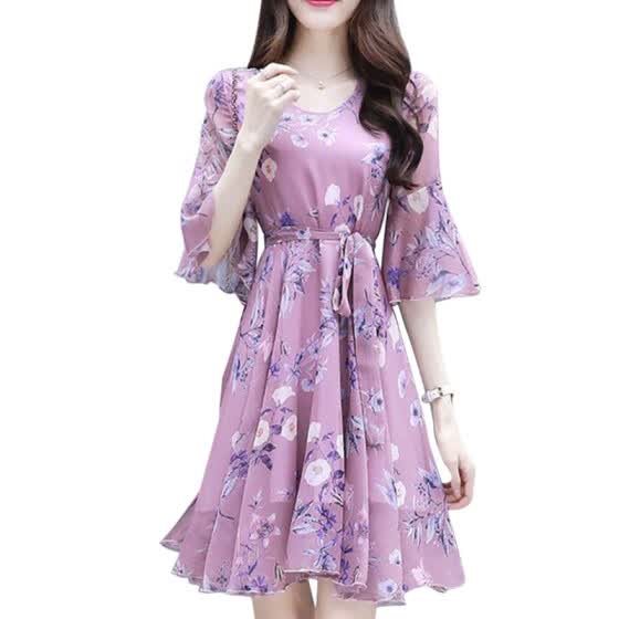 half sleeve summer dresses