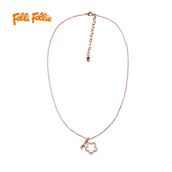 Inlaid Zircon Footprint Cross Pendant Star S-Shaped Pendant Two-Tone Necklace