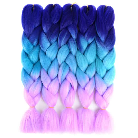 Shop Synthetic Braiding Hair 5 Bundles 24 Tone Ombre High