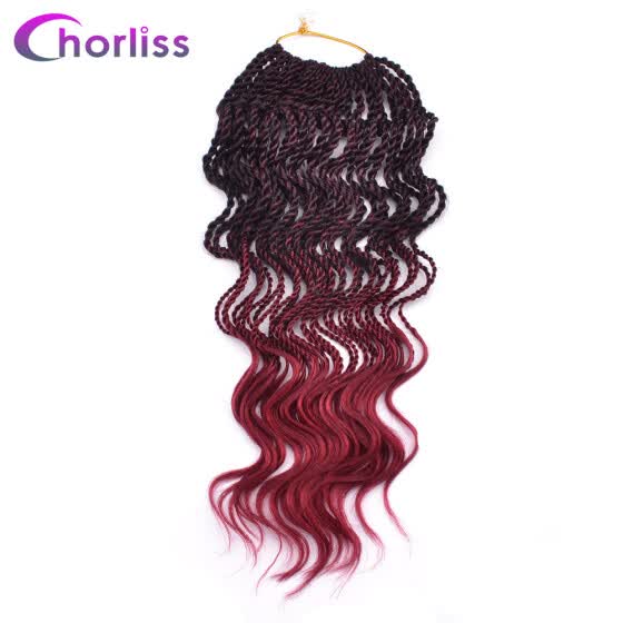 Shop Curly Senegalese Twist Crochet Braids 35 Roots Synthetic