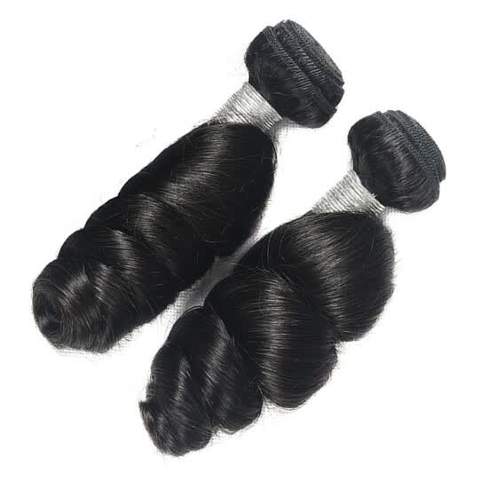 Shop Queen Hair Products Brazilian Loose Wave 2 Bundles 16 Inch